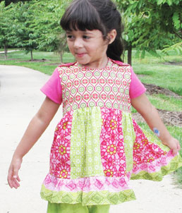 Sew Baby - Twirl Top and Pants pattern by Sewbaby